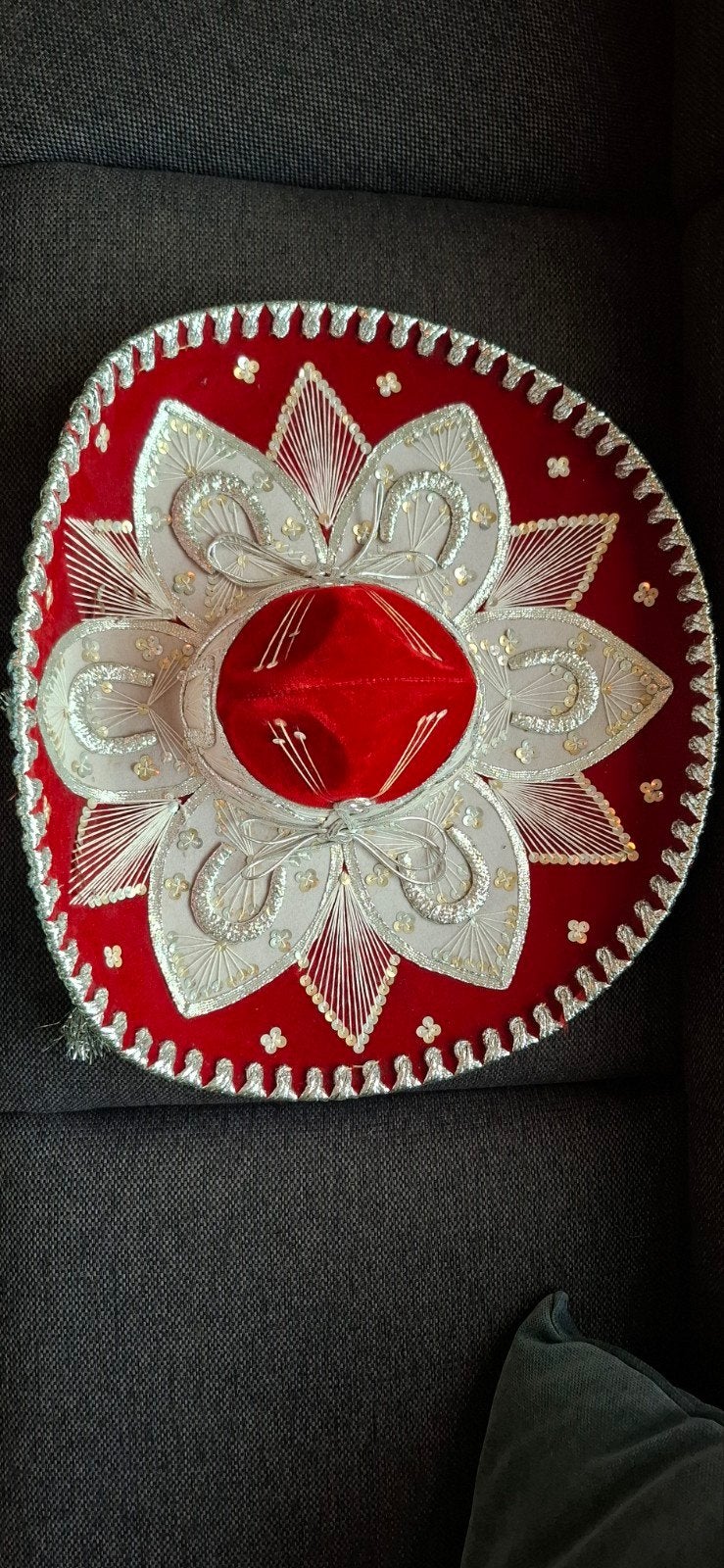 Originele Mexicaanse Sombrero uit Cancun, Kleding | Dames, Ophalen, Hoed, One size fits all, Zo goed als nieuw