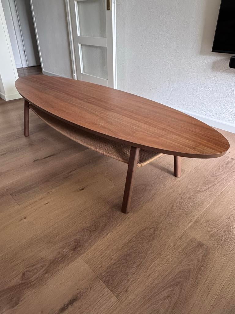 Ikea Stockholm salontafel walnootfineer, Ophalen, 50 tot 100 cm, Zo goed als nieuw, 150 tot 200 cm