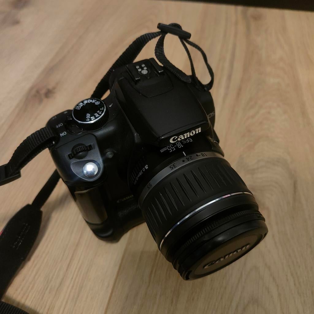 Canon EOS 350D Spiegelreflexcamera met lens en accessoires, Gebruikt, Spiegelreflex, Canon, Ophalen of Verzenden