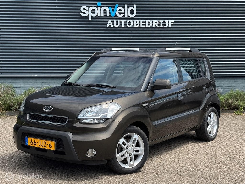 Kia Soul 1.6 X-tra - Airco - LM velgen - Airco - Elektrische, Auto's, Kia, Voorwielaandrijving, 1591 cc, 4 cilinders, Bruin