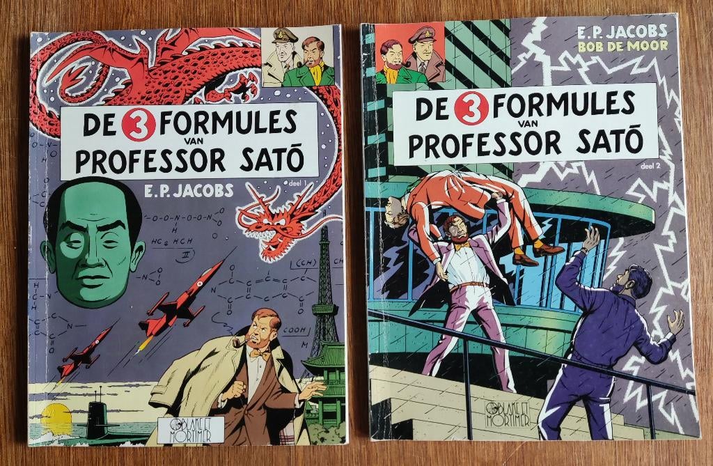 De 3 formules van professor Sato - E.P.Jacobs, Meerdere stripboeken, Ophalen of Verzenden, Gelezen