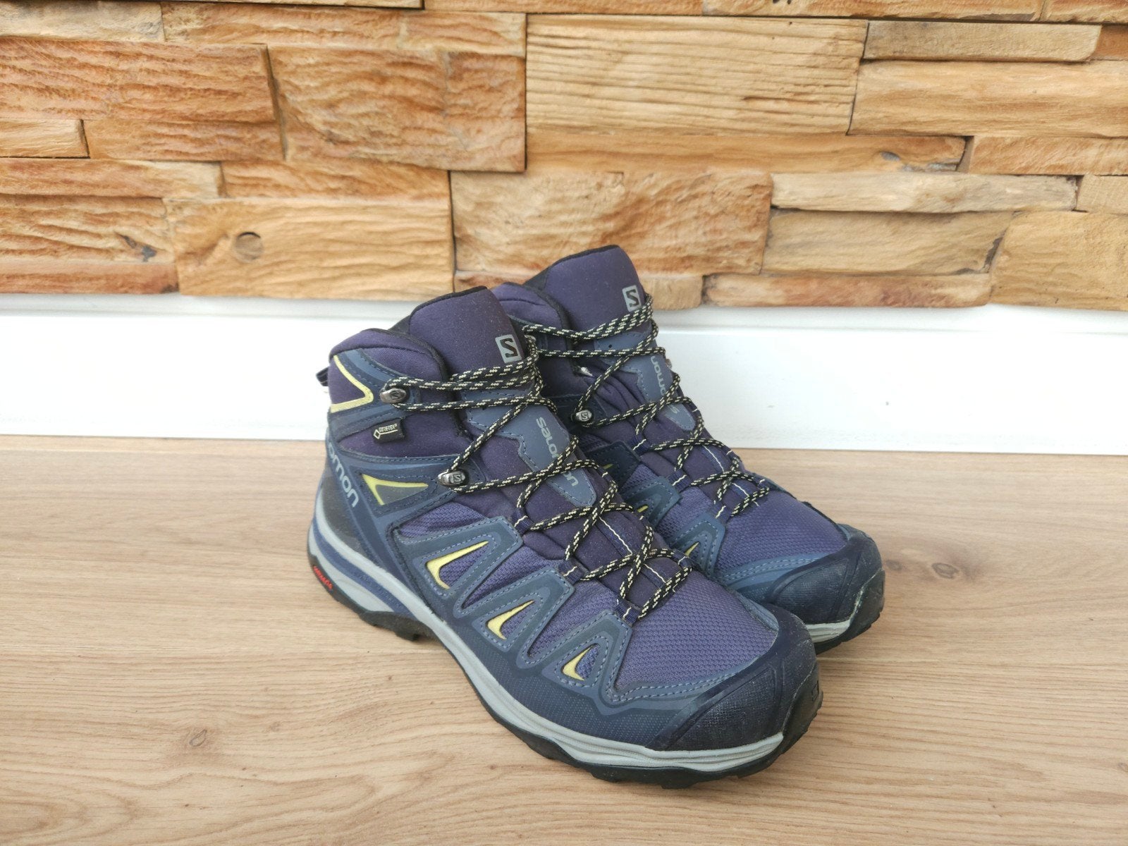 Salomon X Ultra 3 GTX = GORETEX Maat 42 wandelschoenen paars, Salomon, Overige kleuren, Zo goed als nieuw, Wandelschoenen