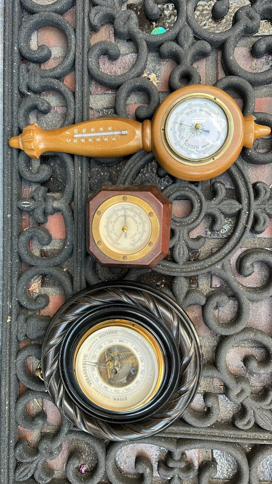 vintage barometers, Ophalen of Verzenden