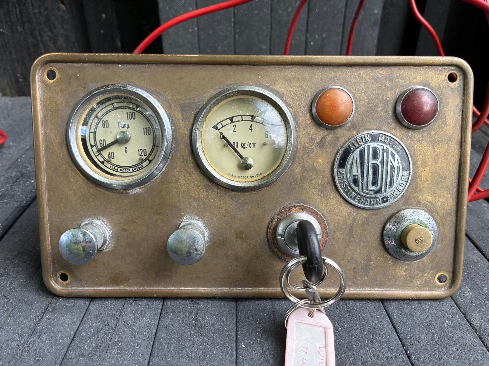 Zeldzaam compleet origineel Albin dashboard, Ophalen of Verzenden, Gebruikt, Motor en Techniek