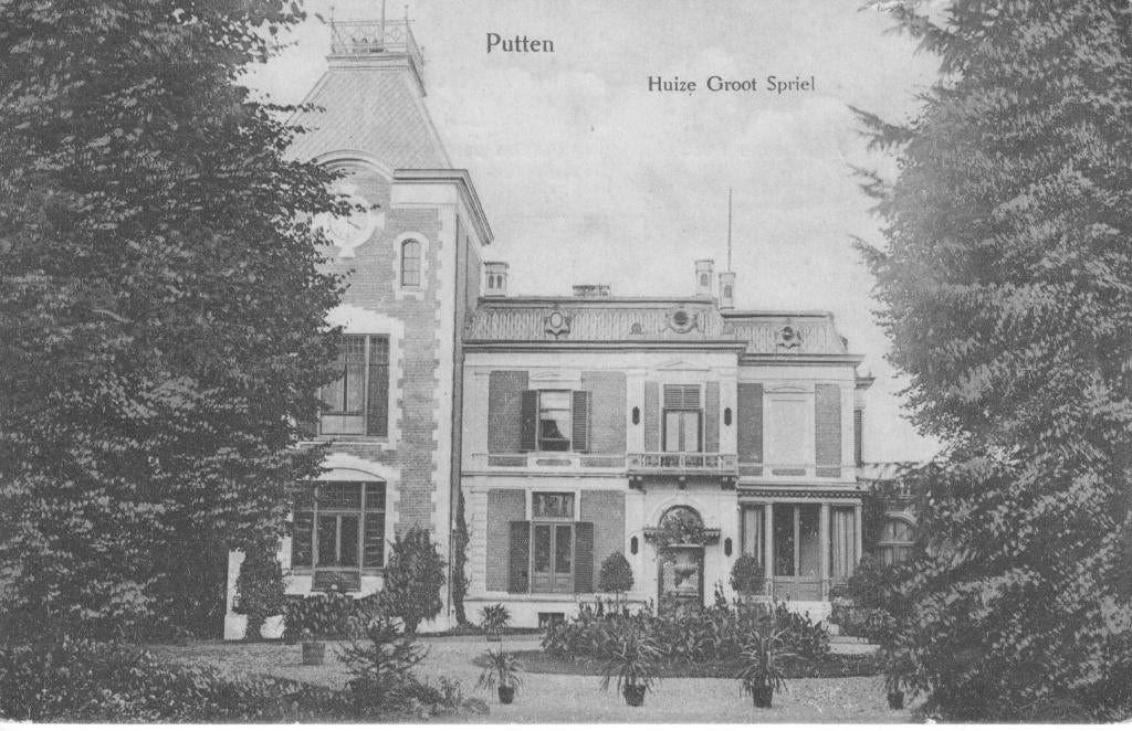 Putten Huize Groot Spriel, Verzenden, Voor 1920, Ongelopen, Gelderland