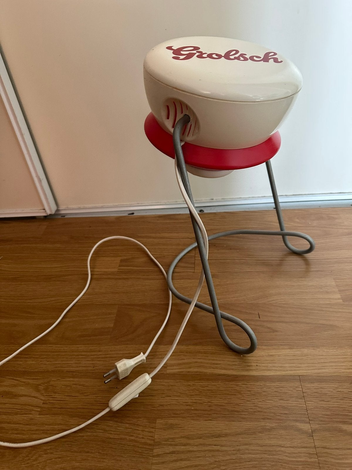 Grolsh Beugel lamp Vintage, Ophalen, Vintage., Gebruikt, Gloeilamp