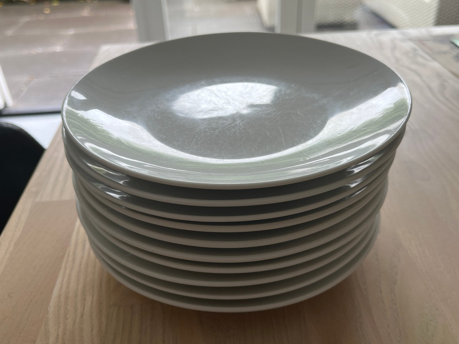 Maxwell & Williams White Basics 20,5 cm Borden 10 stuks, Ophalen, Gebruikt, Overige merken, Bord(en)
