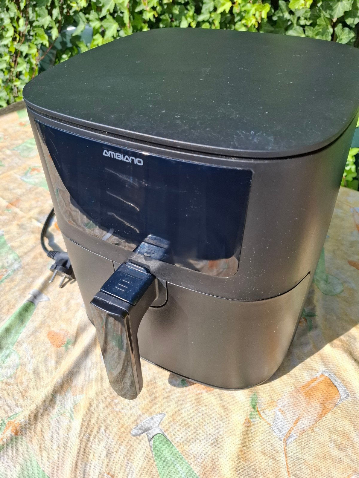 Ambiano XXL Heteluchtfriteuse GT-AF-12, Witgoed en Apparatuur, 4 liter of meer, Ophalen, Gebruikt, Uitneembare binnenpan