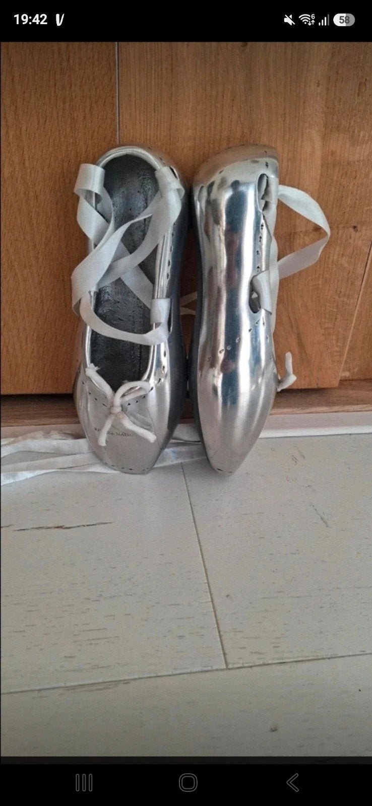Rivièra Maison Lovely Ballerina's, Ophalen of Verzenden, Zo goed als nieuw, Zilver, Metaal