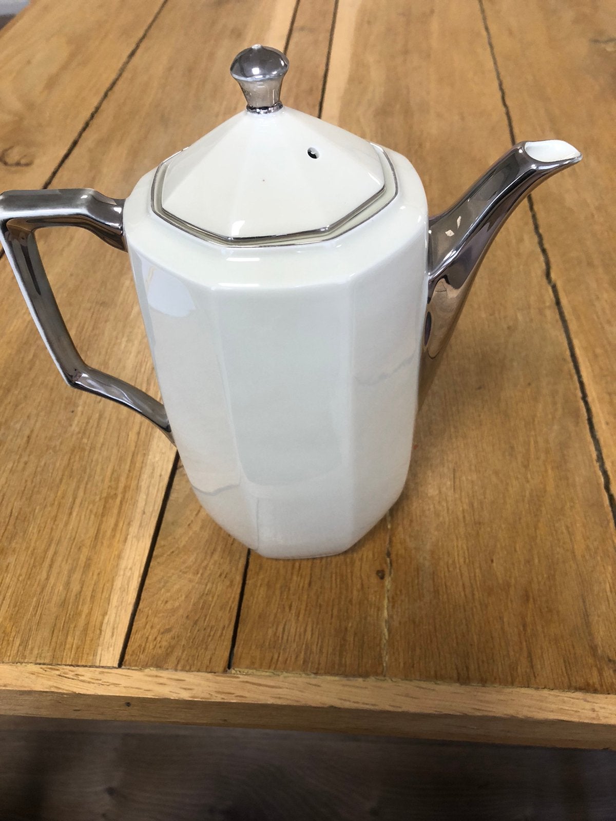 Porseleinen koffiepot 24 cm, Ophalen of Verzenden