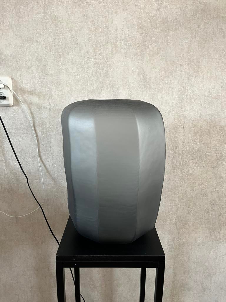 Mooie zware vaas, Huis en Inrichting, Ophalen, Overige kleuren, Minder dan 50 cm, Glas
