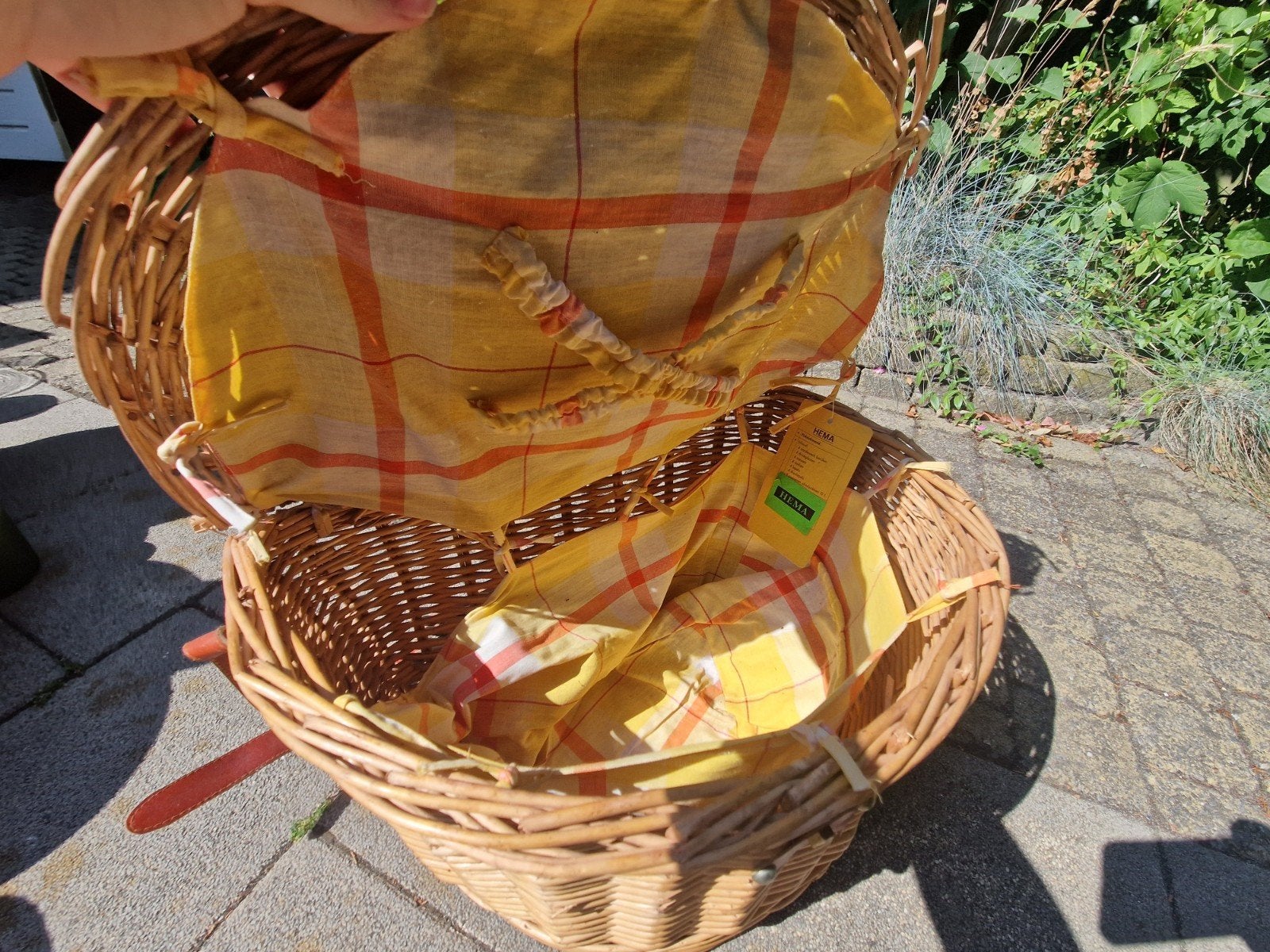 Vintage HEMA picknickmand, Ophalen, Nieuw, Zonder inhoud