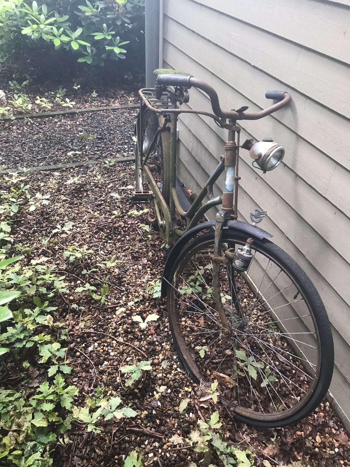 Oude fiets, Ophalen