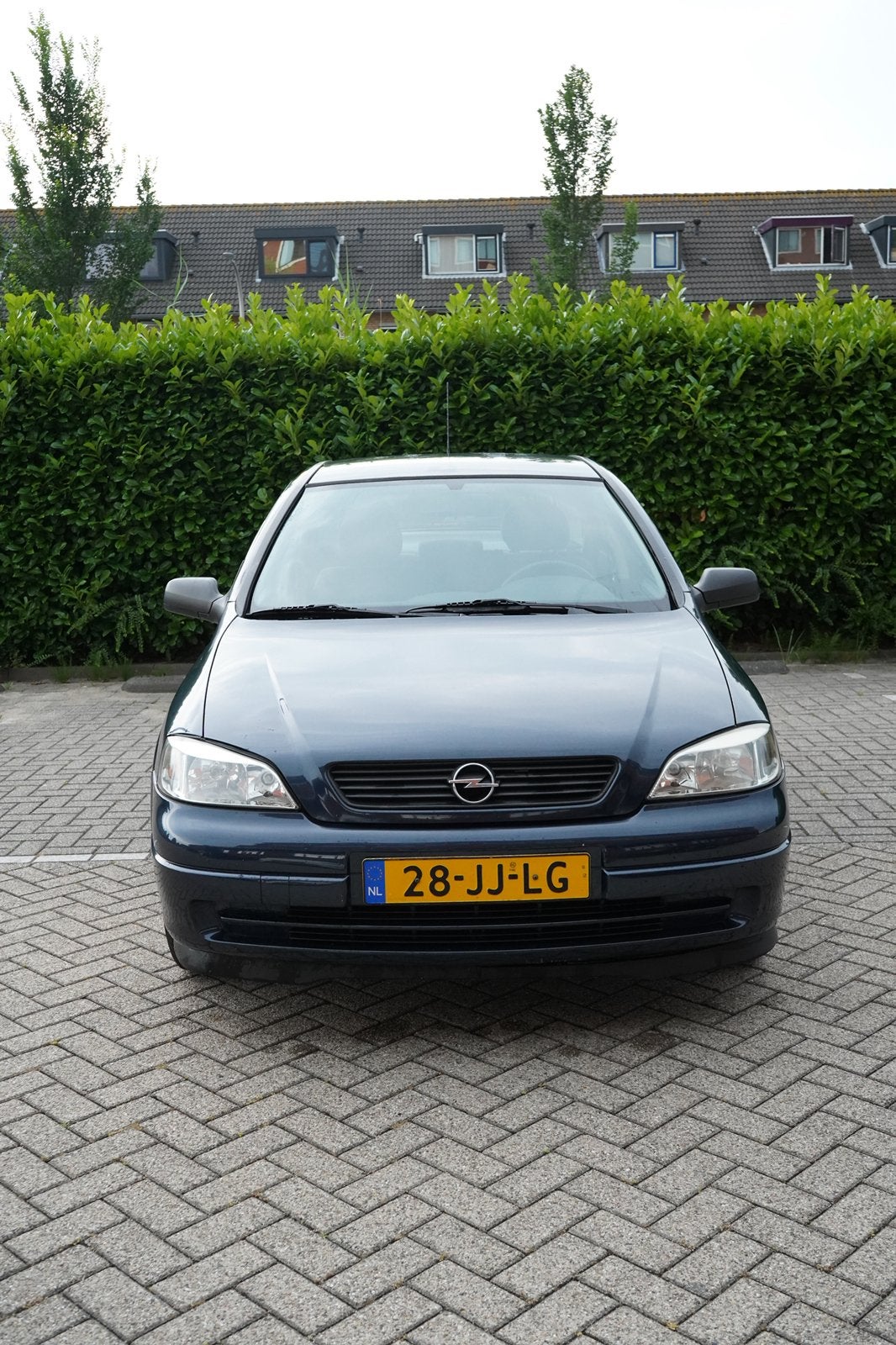 Opel Astra 1.6 8V 5D 2002 Blauw, Voorwielaandrijving, 1063 kg, 4 cilinders, Blauw