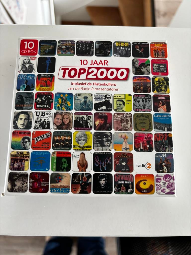 10 Jaar Top 2000 - 10 CD Boxset, Cd's en Dvd's, Cd's | Verzamelalbums, Ophalen of Verzenden, Zo goed als nieuw, Pop, Boxset
