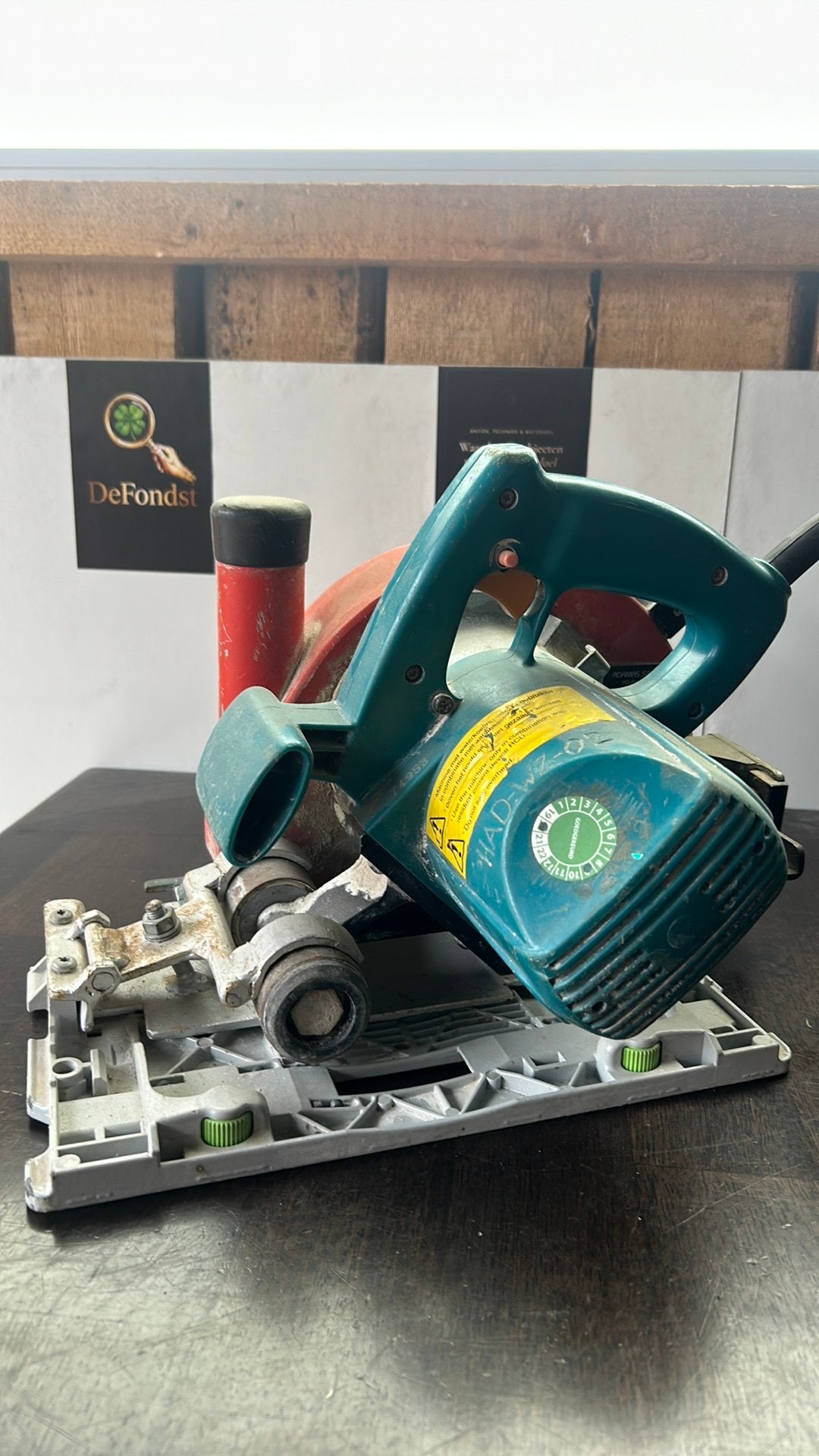 Adamas sleuvenzaag, Ophalen of Verzenden, Gebruikt, 1200 watt of meer, 70 mm of meer
