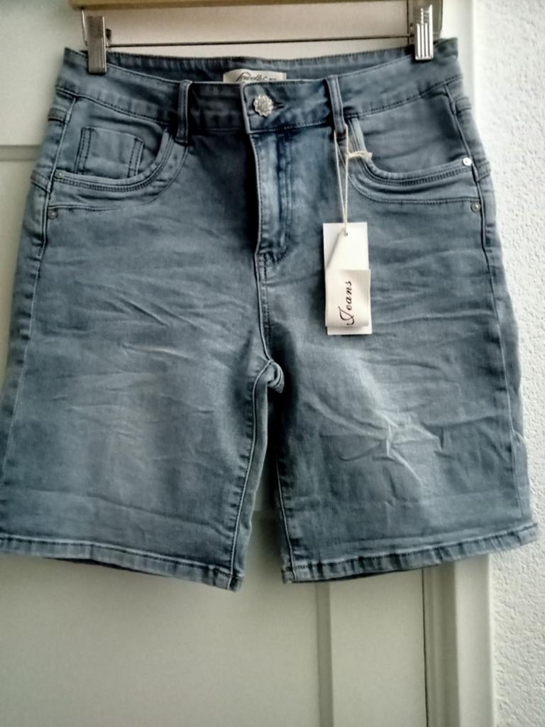 Nieuwe spijker korte broek, Ophalen, Nieuw, Blauw, W30 - W32 (confectie 38/40)