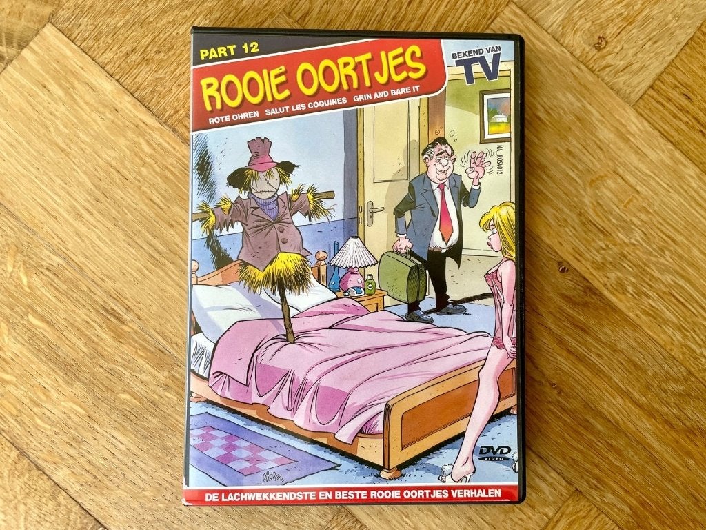 Rooie Oortjes - Deel 12 op DVD (krasvrij, met NL), Cd's en Dvd's, Europees, Zo goed als nieuw, Tekenfilm, Vanaf 16 jaar