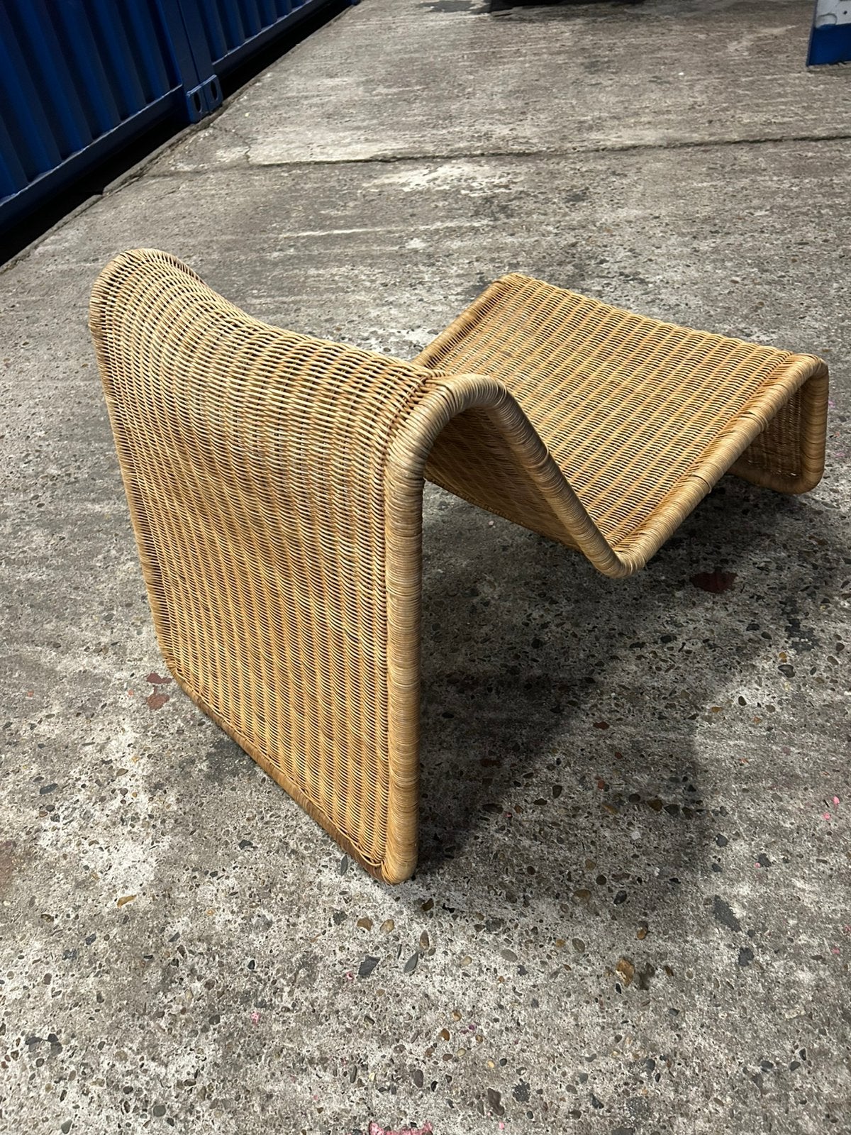 Lounge chair, Ophalen, Zo goed als nieuw, Rotan