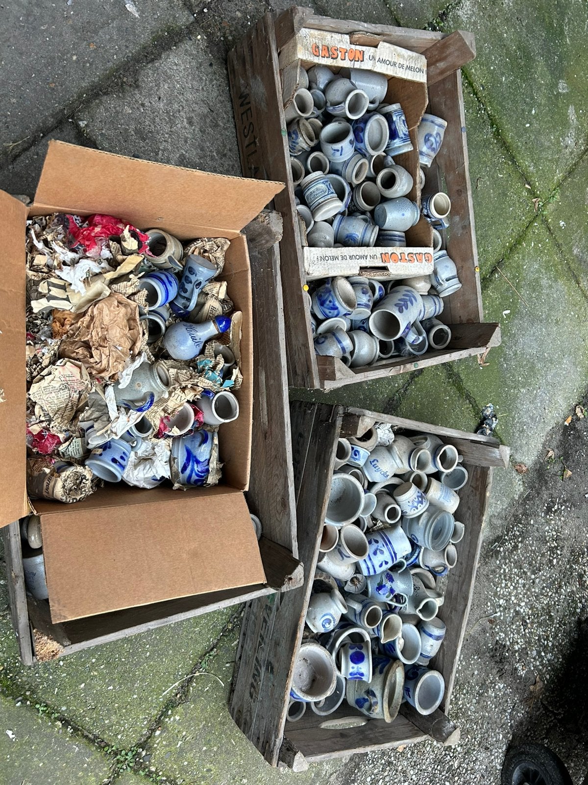 Grote partij ruim 100 stuks keulse potten!, Ophalen