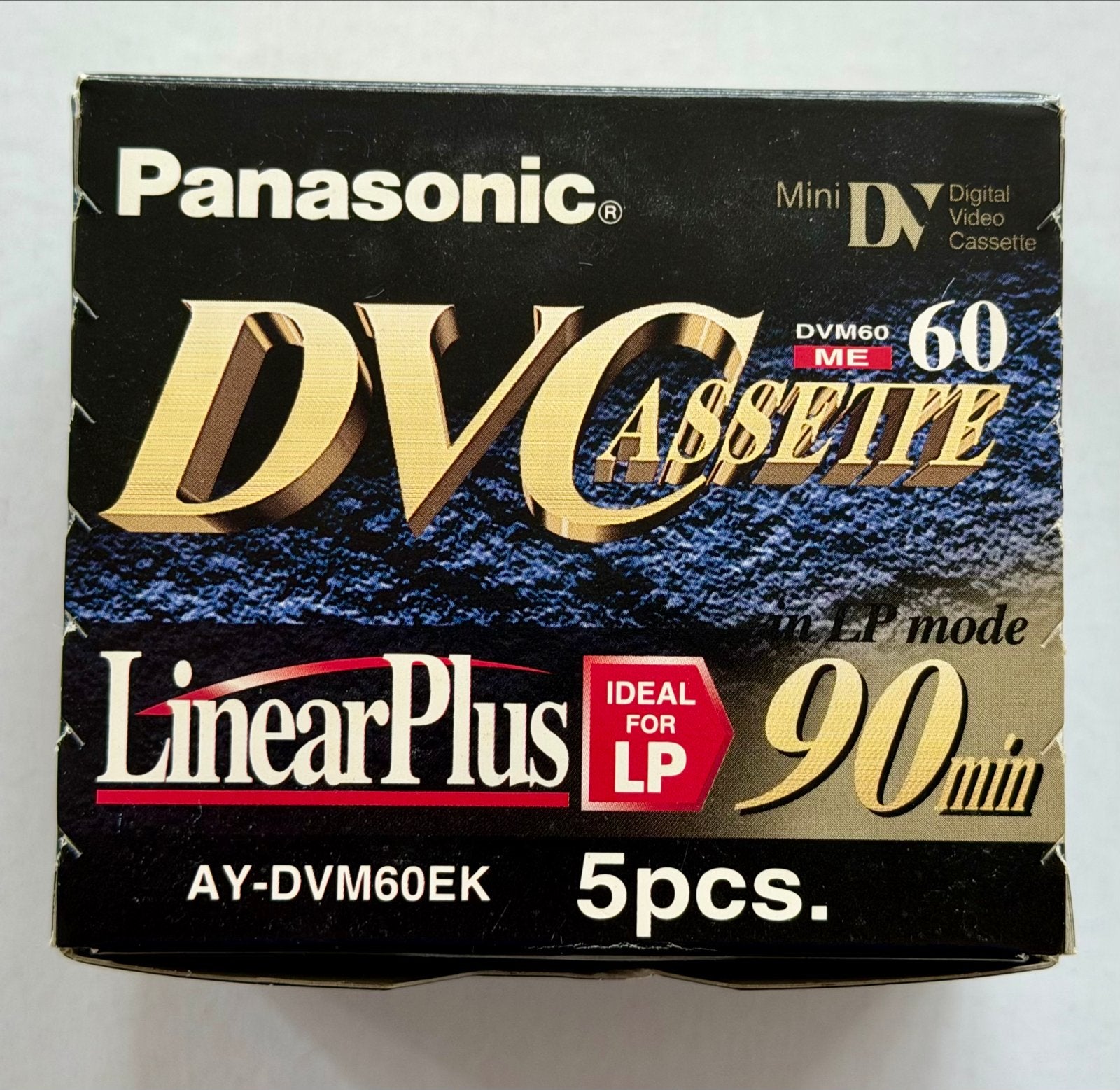 5-pack nieuwe Panasonic Mini DV Cassettes, geseald, Mini dv, Panasonic, Nieuw, Band, Disc of Geheugen