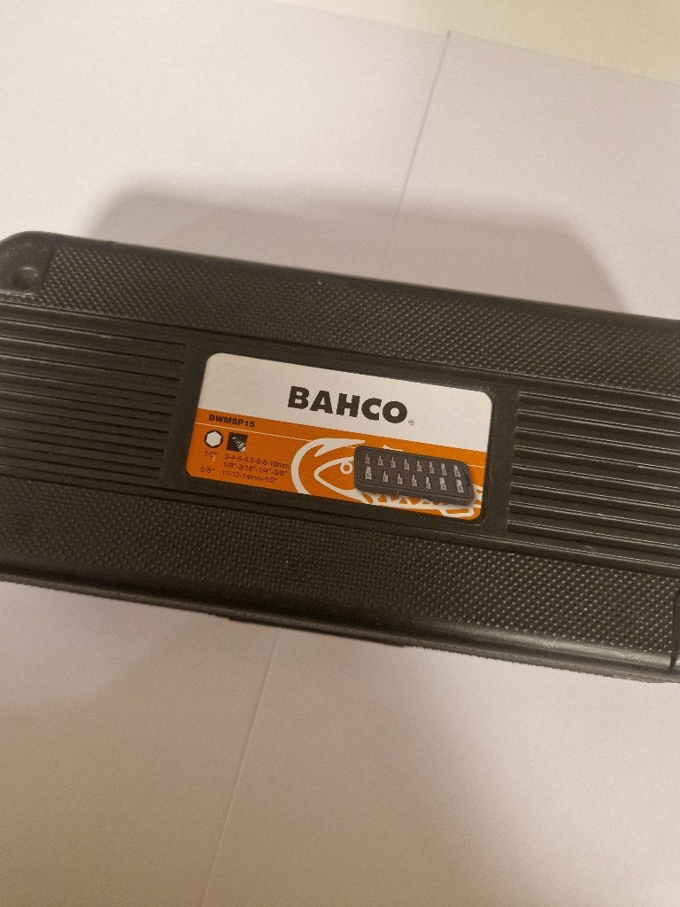 Bahco BWMSP15 Tapeinduitdraaierset, Verzenden, Zo goed als nieuw