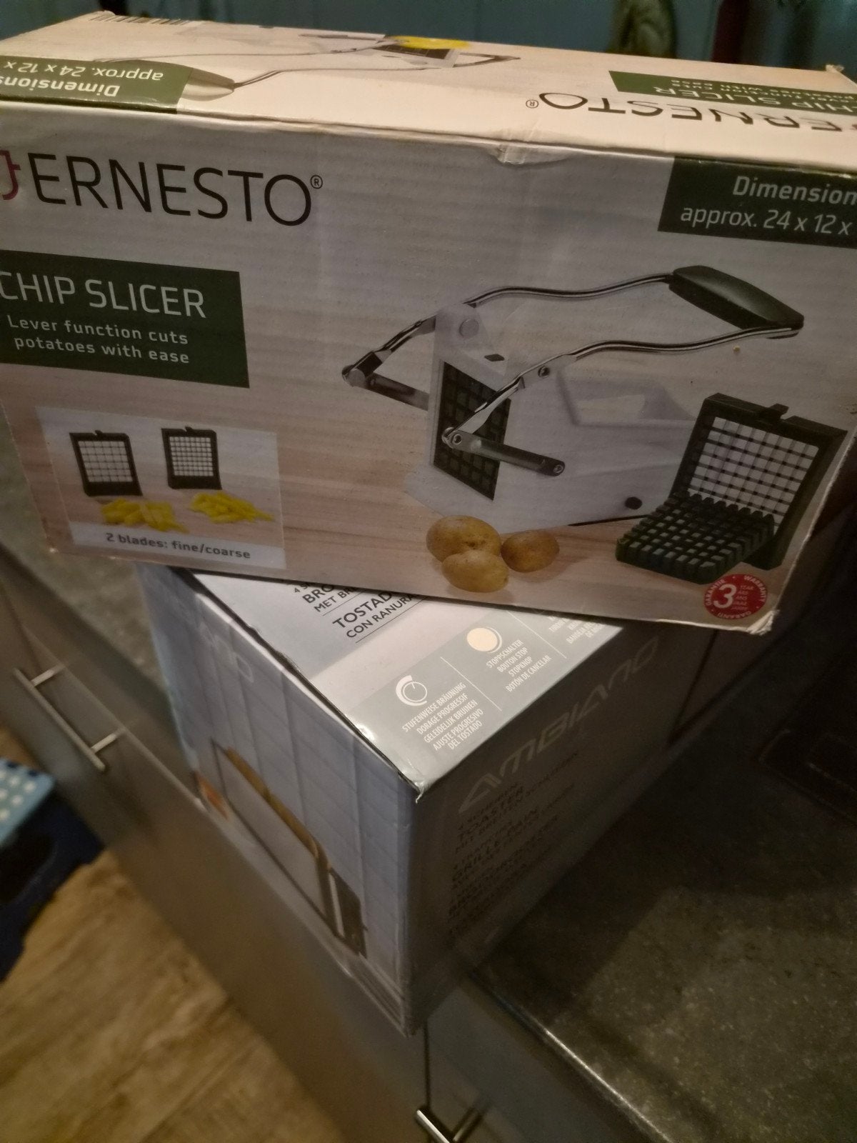 patatsnijder voor fijne friet of grove friet, Ophalen of Verzenden, Zo goed als nieuw