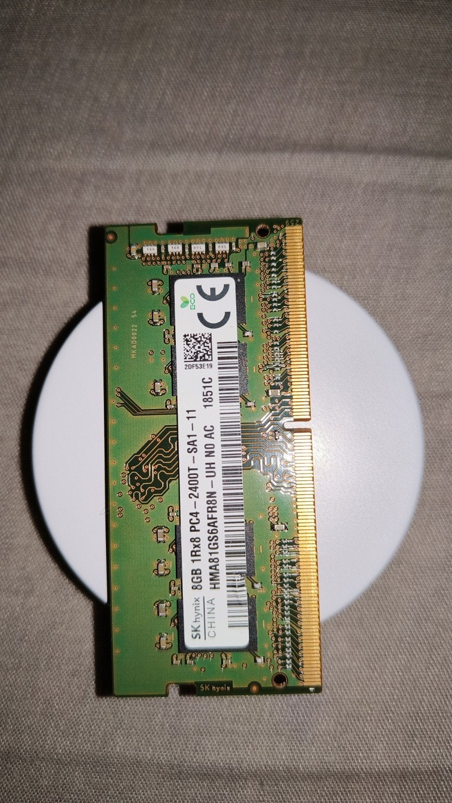 SK Hynix 8GB DDR4 RAM PC4-2400T Laptop Geheugen, Gebruikt, DDR4, 8 GB, Ophalen of Verzenden