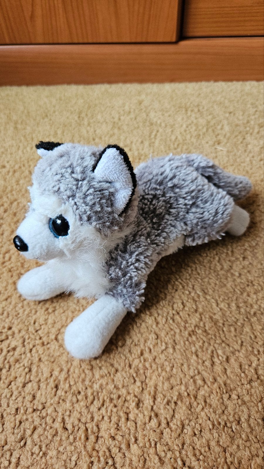 Ty Husky hond knuffel, Ophalen of Verzenden, Zo goed als nieuw, Hond