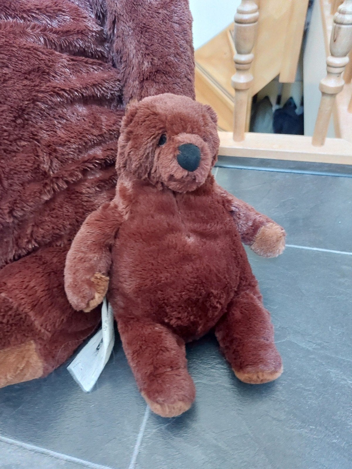 IKEA djungelskog beer groot + klein knuffel, Ophalen of Verzenden