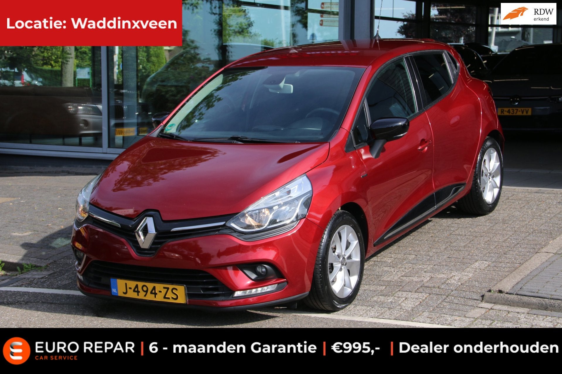 Renault Clio 0.9 TCe Intens, 898 cc, Stof, Gebruikt, 49 €/maand