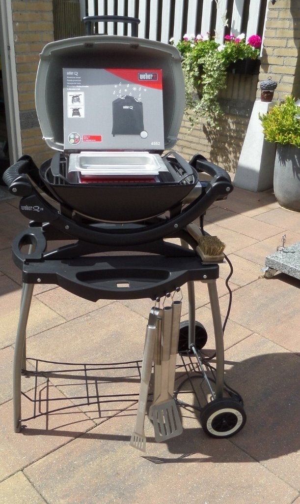 Weber electrische BBQ, Ophalen, Zo goed als nieuw, Weber