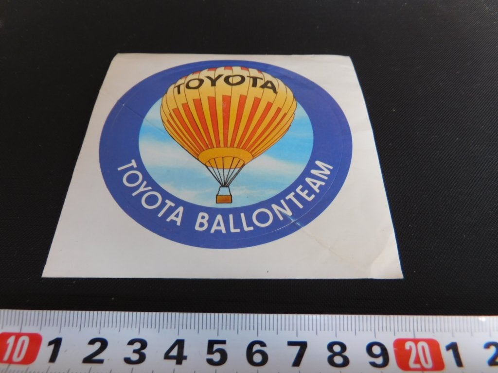 sticker toyota ballonteam - luchtballon *, Ophalen, Zo goed als nieuw