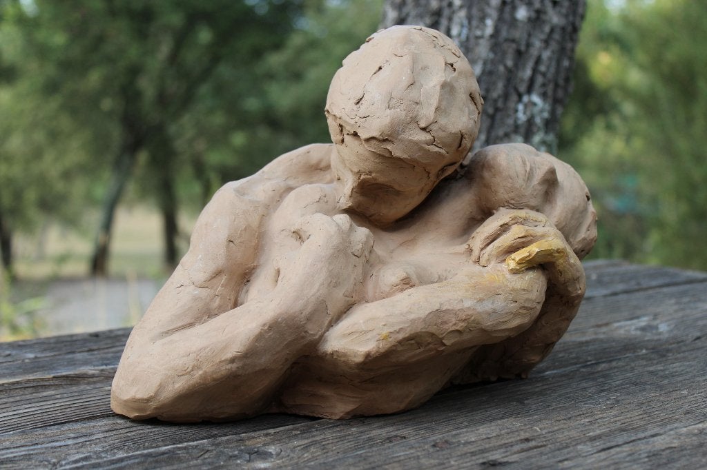 Brocante - Passievolle sculptuur!, Ophalen, Overige onderwerpen, Handgemaakt, Overige materialen