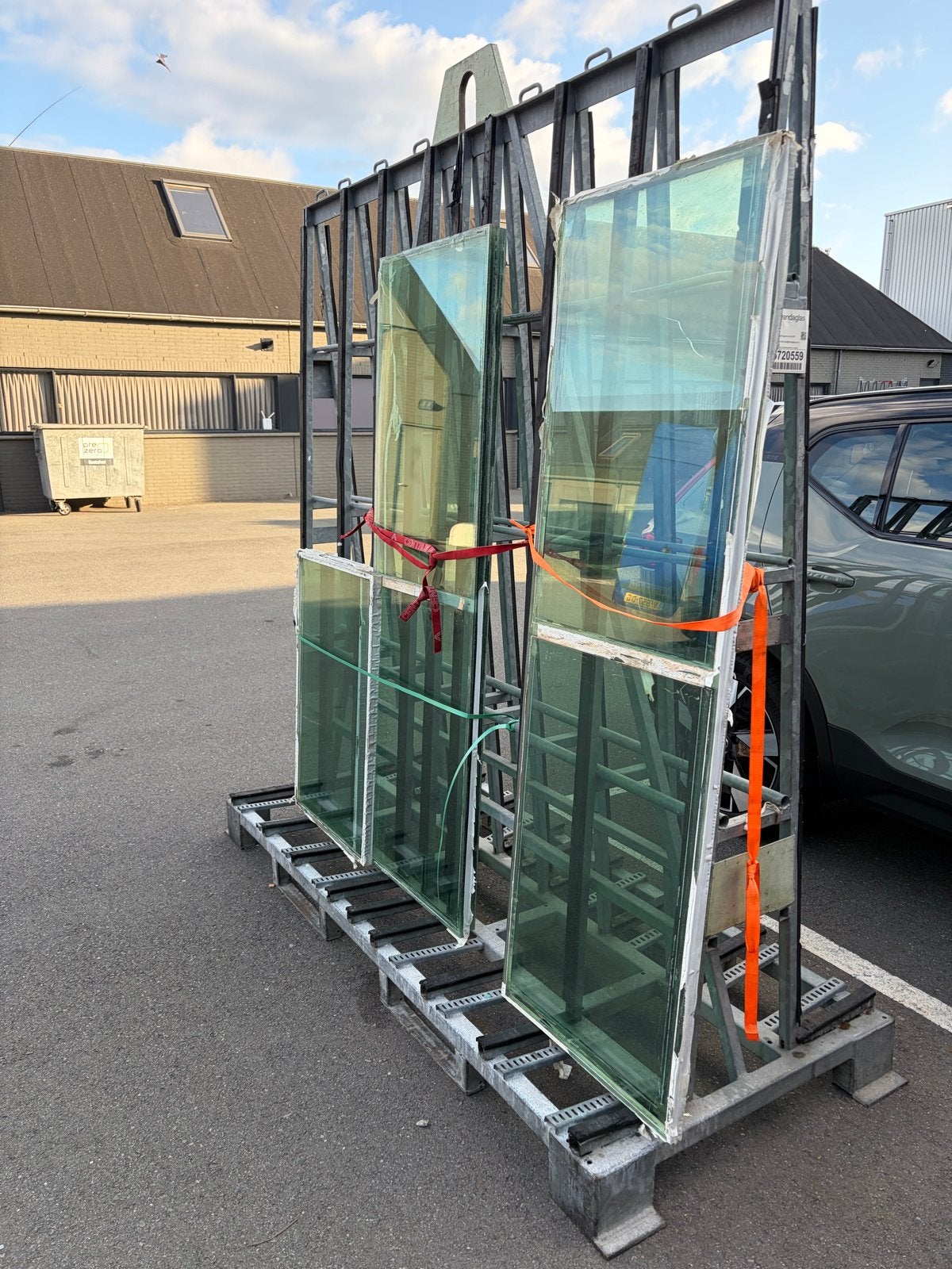 Oud kogelwerend glas - Diverse afmetingen, Gebruikt, 80 tot 120 cm, Glasplaat, Veiligheidsglas