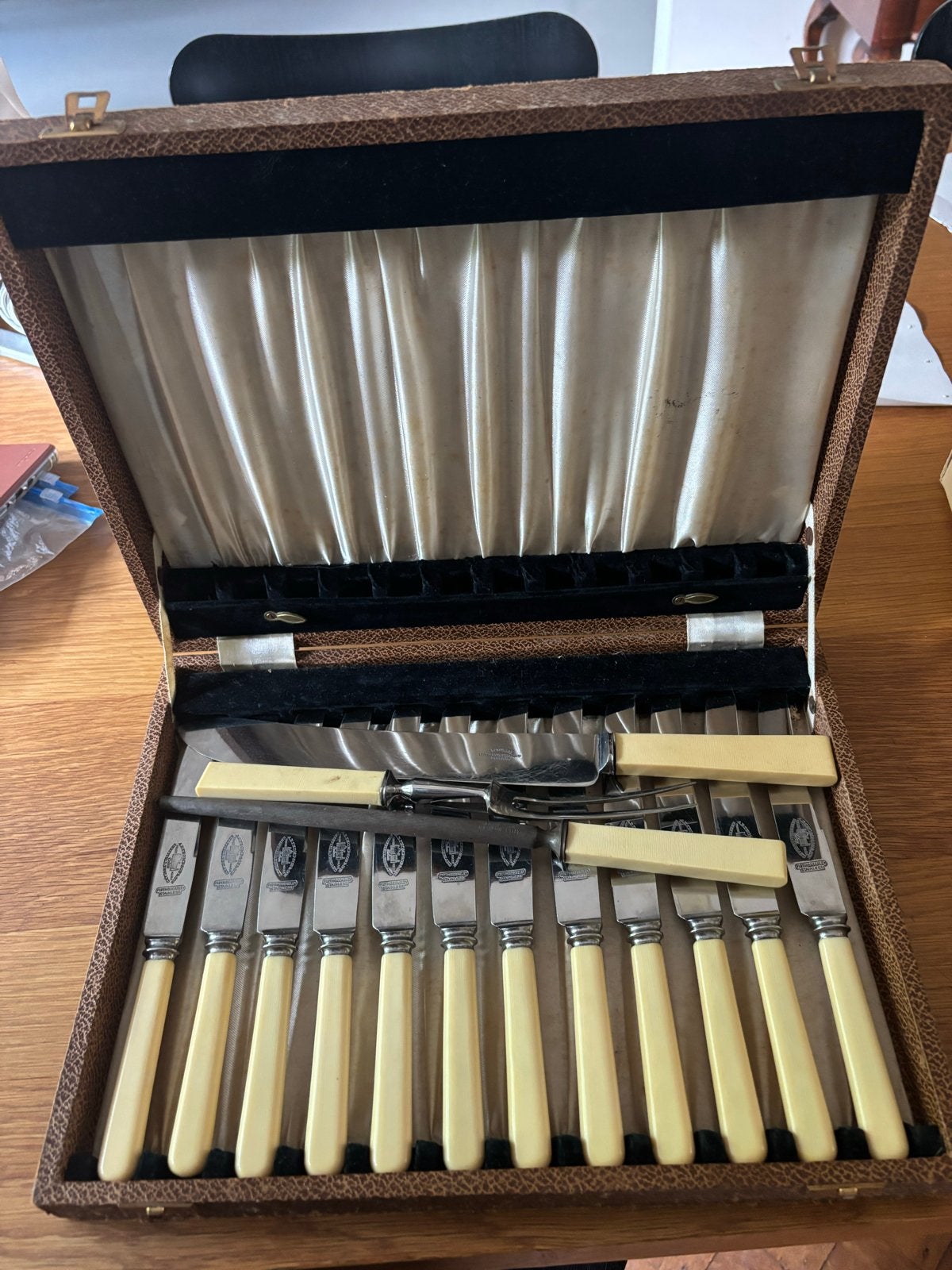 Vintage Firth Brearley messen set, Ophalen of Verzenden