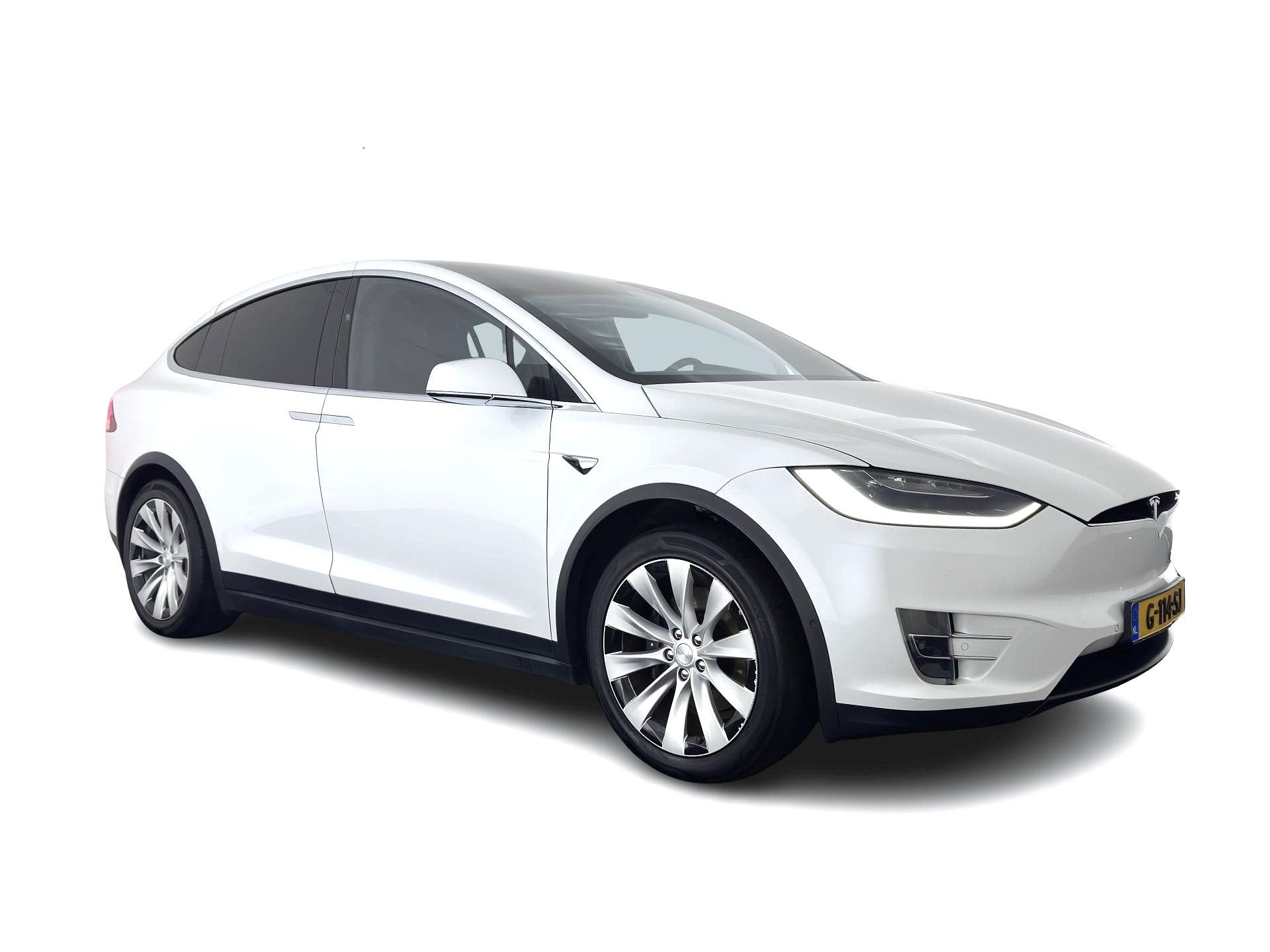 Tesla Model X 100D Long Range 6 pers. (INCL. BTW) *AUT | PAN, Auto's, Automaat, Model X, Adaptive Cruise Control, Gebruikt