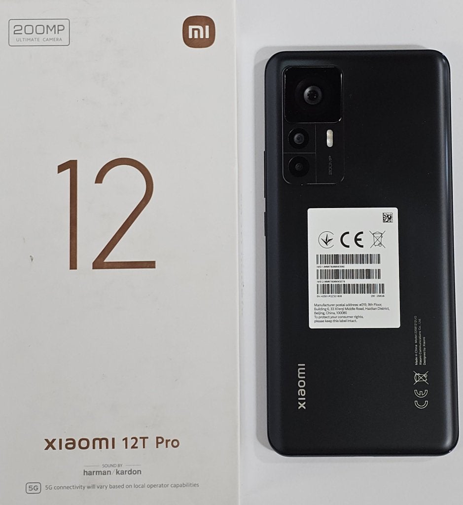 Xiaomi 12T Pro - 256GB - Zwart | Retourdeal, Overige modellen, Support@xiaomi,com, Nieuw, Zonder simlock