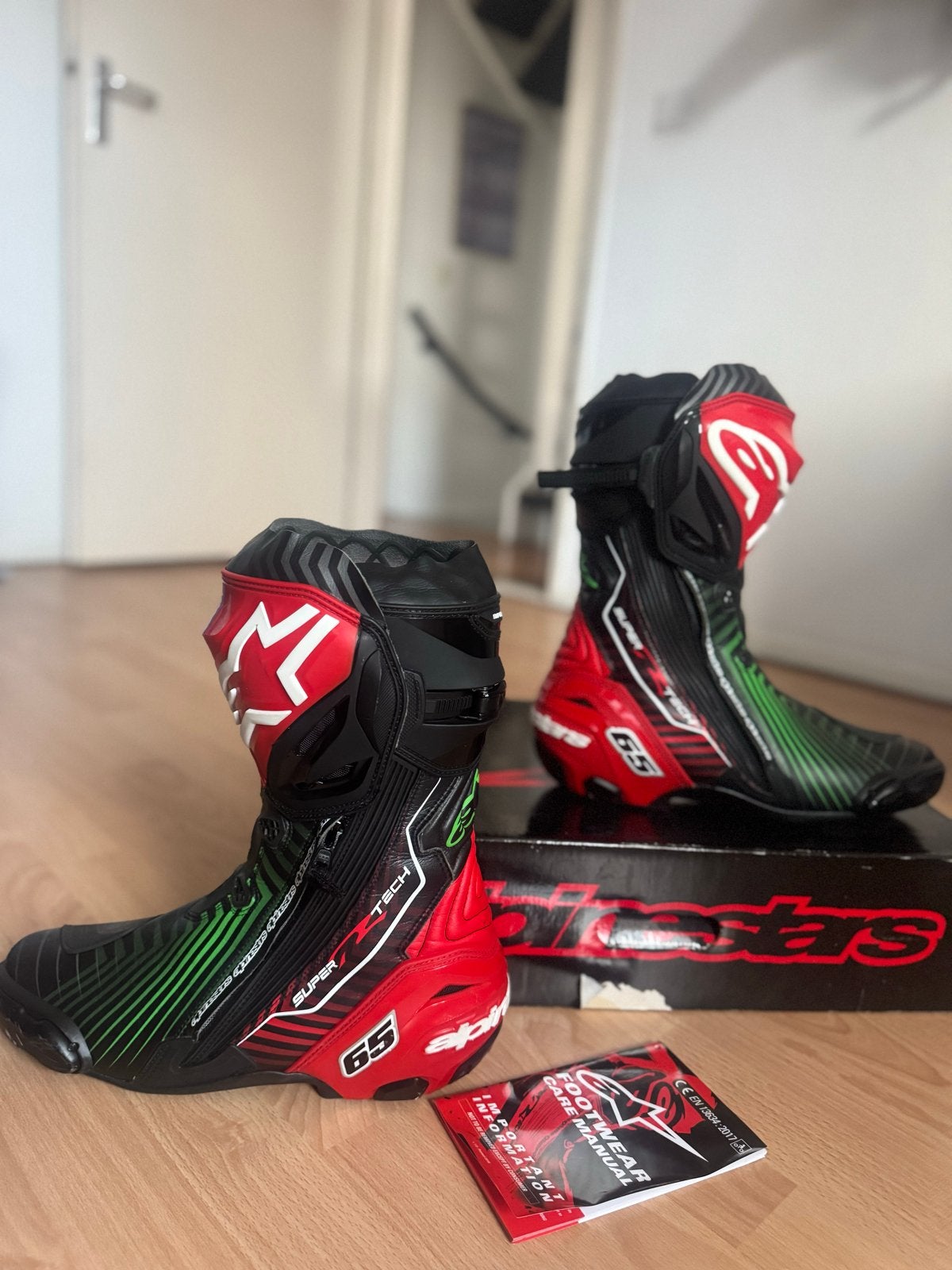 Alpinestars Supertech R motorlaarzen - Maat 45, Motoren, Ophalen, Tweedehands, Heren, Laarzen