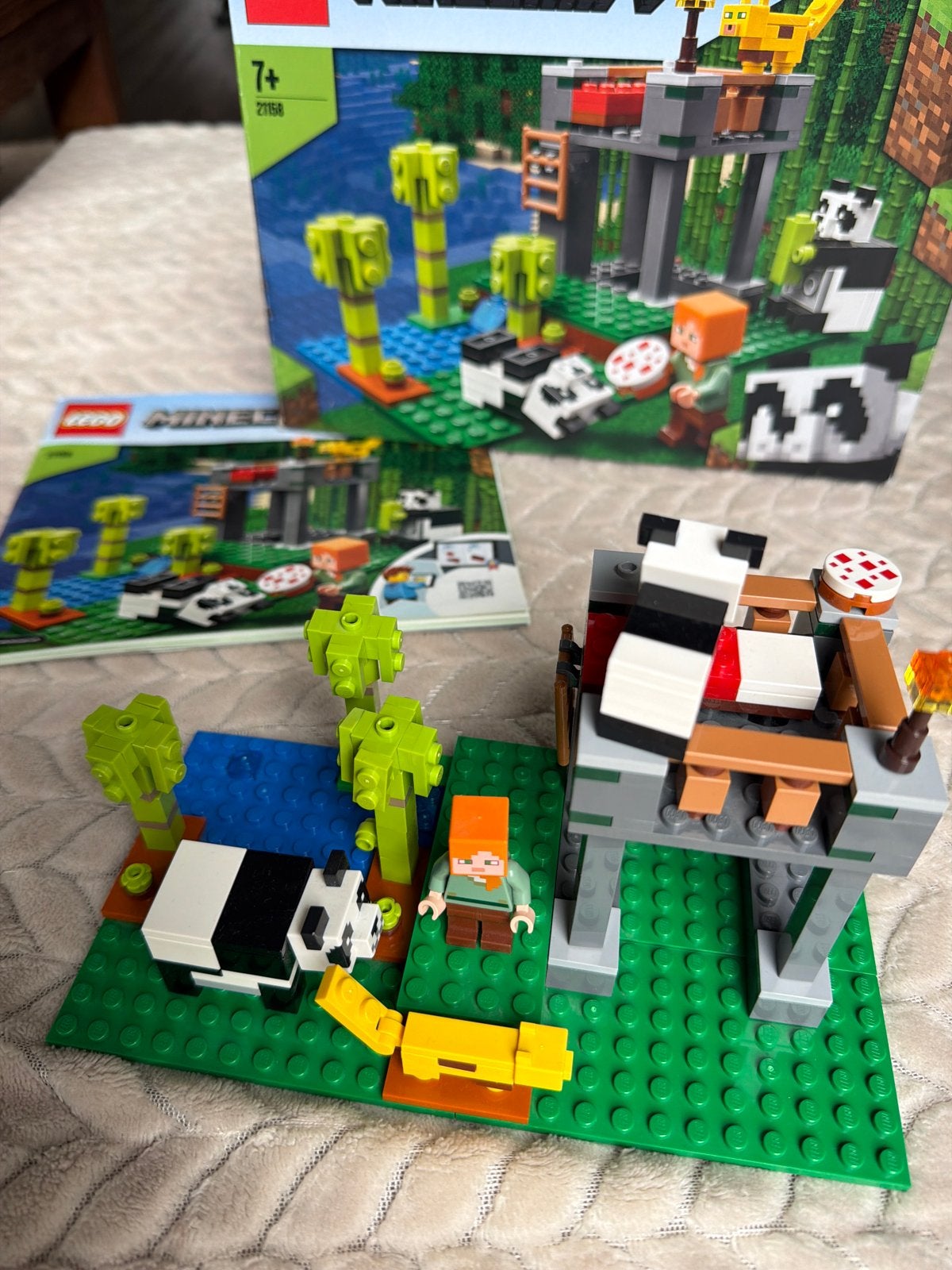 Lego Minecraft 21158 De Panda Crèche - Complete set, Minecraft, Lego, Ophalen of Verzenden, Zo goed als nieuw