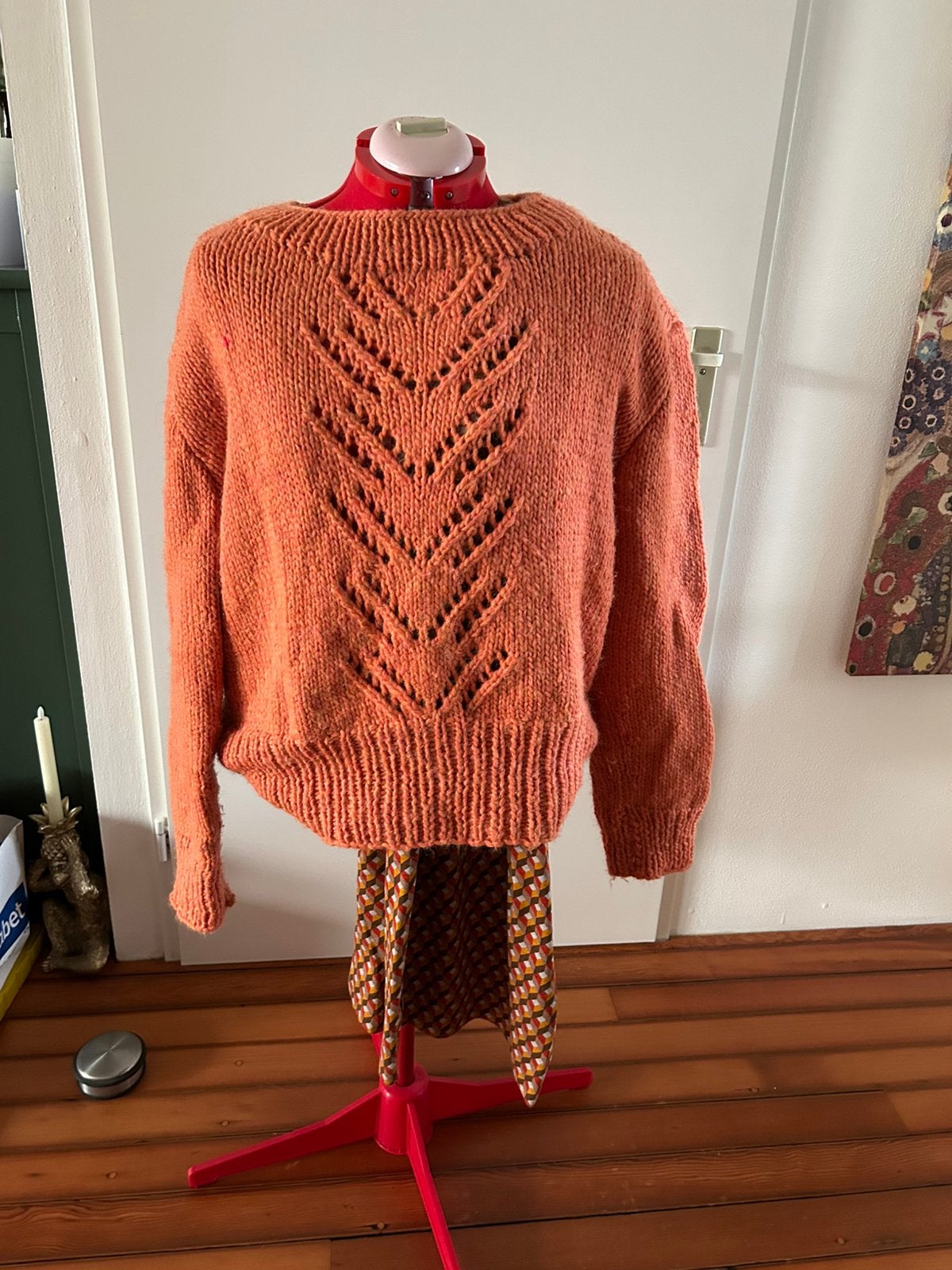 Oranje Wollen Trui maat 48/50, Ophalen of Verzenden, Gedragen, Maat 38/40 (M), Oranje