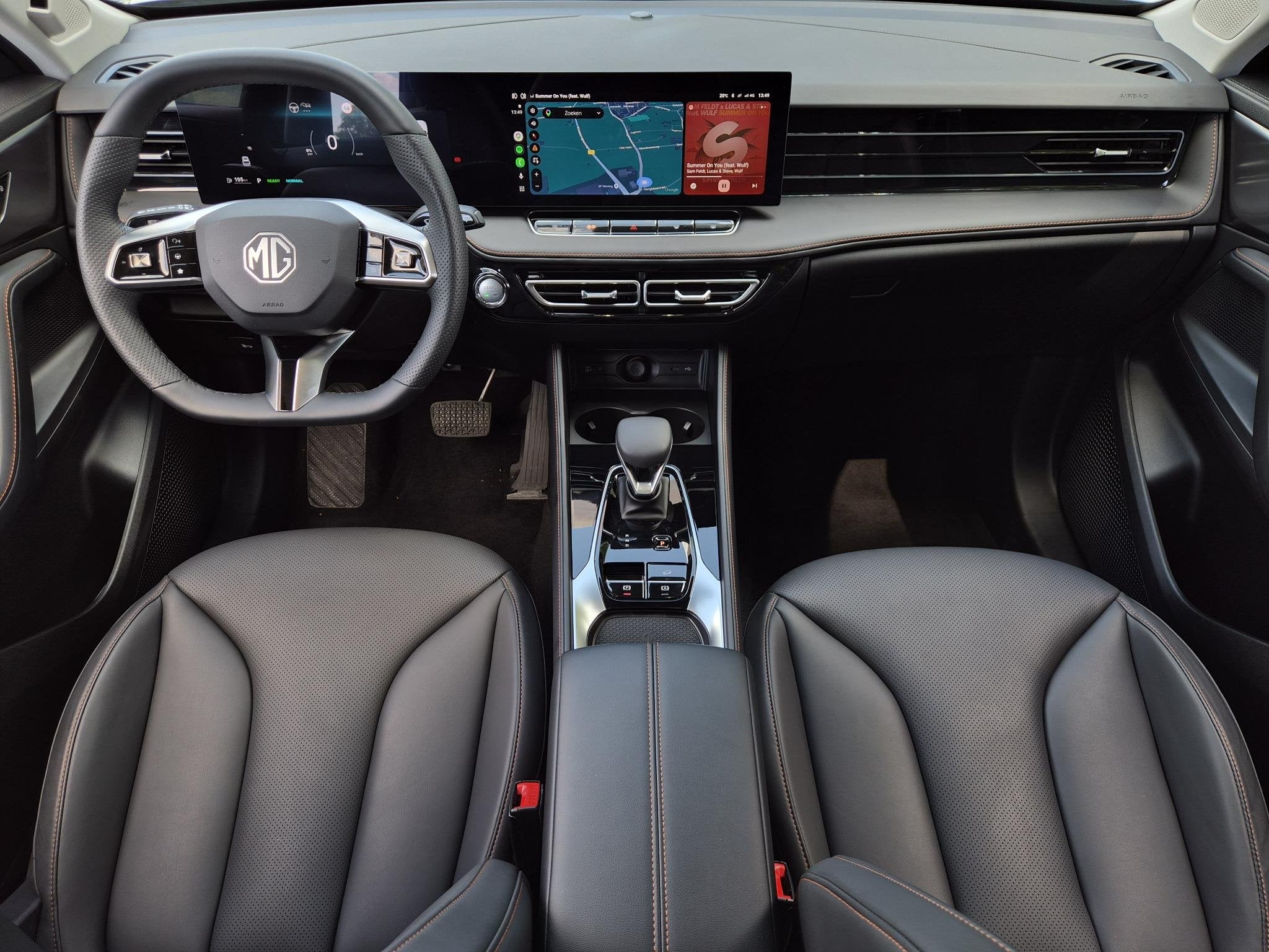 MG HS 1.5 Full Hybrid+ Luxury / Fabrieksgarantie tot 12-2032, Auto's, Gebruikt, 4 cilinders, 1500 cc, Hybride Elektrisch/Benzine