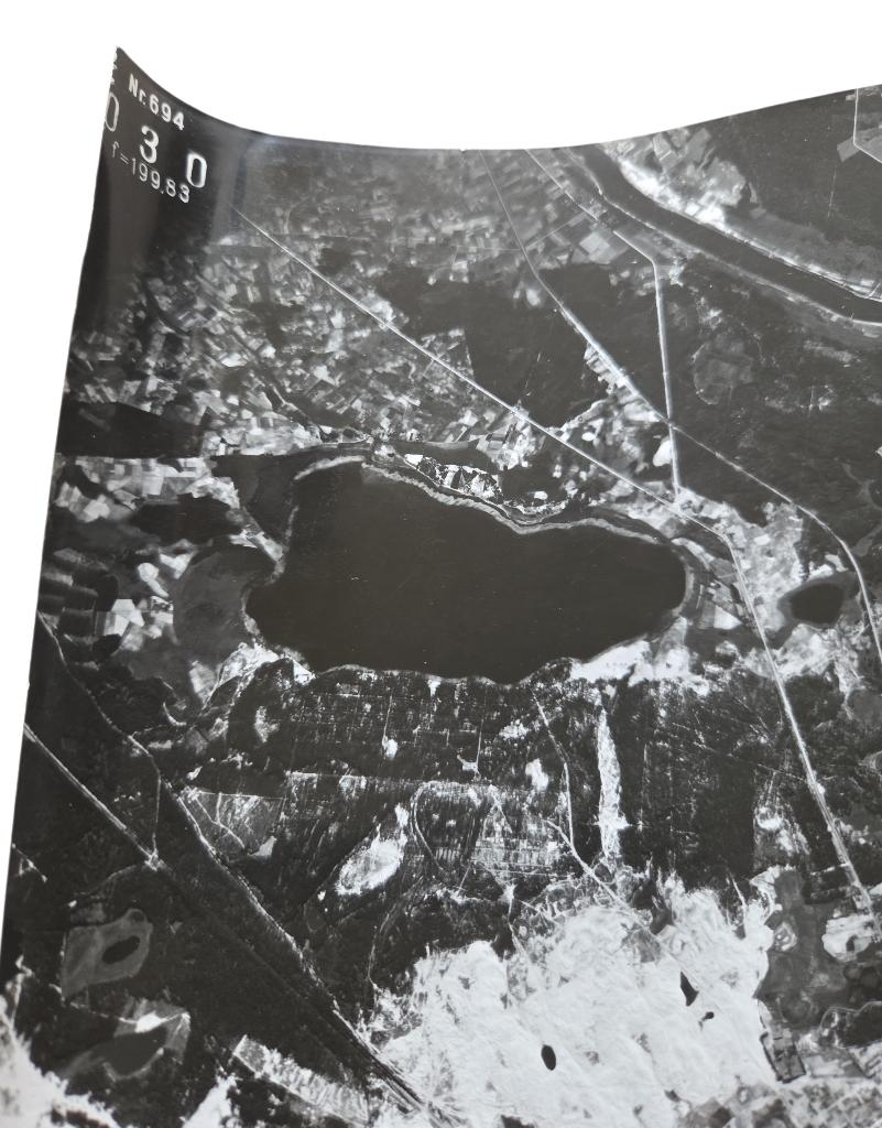 duitse ww2 luchtfoto denk Rusland ongeveer 30x30 cm, Verzamelen, Militaria | Tweede Wereldoorlog, Ophalen of Verzenden, Duitsland