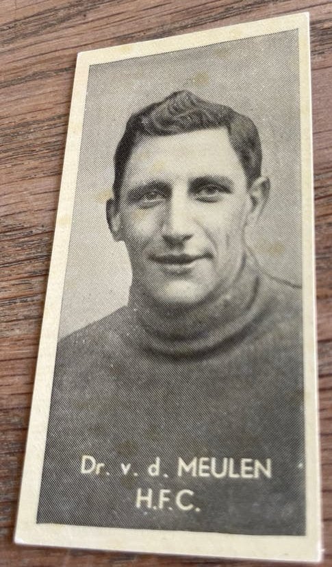 Dr. v. d. MEULEN H.F.C. Tik Tak Voetbalplaatje, Ophalen of Verzenden, Gebruikt, Overige binnenlandse clubs, Poster, Plaatje of Sticker
