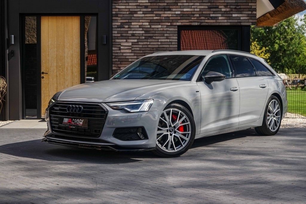 Audi A6 Avant 55 TFSI V6T Quattro sport S-Line Nardo-grey B&, Auto's, Dealer onderhouden, Gebruikt, Euro 6, 2995 cc