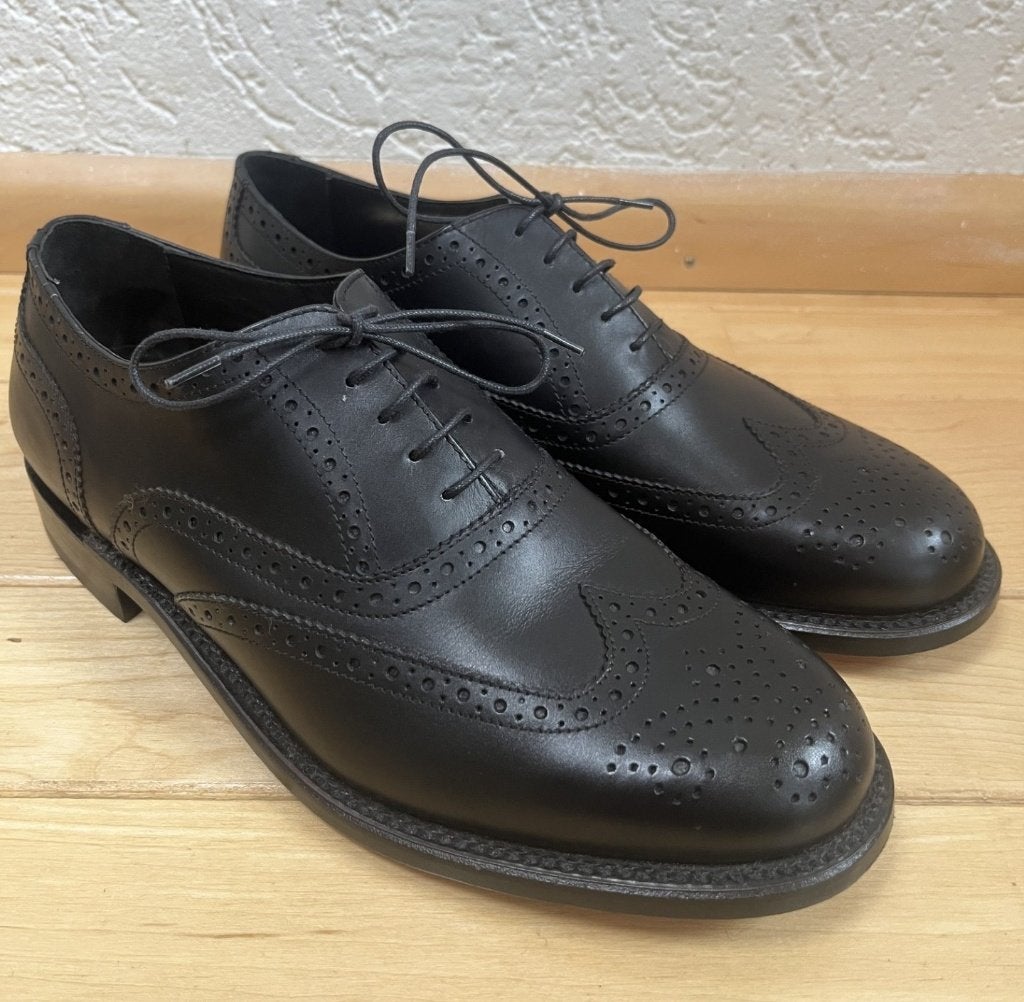 Van Lier zwarte brogue veterschoenen maat 41 Oxford-model, Verzenden, Zwart, Van Lier, Nieuw