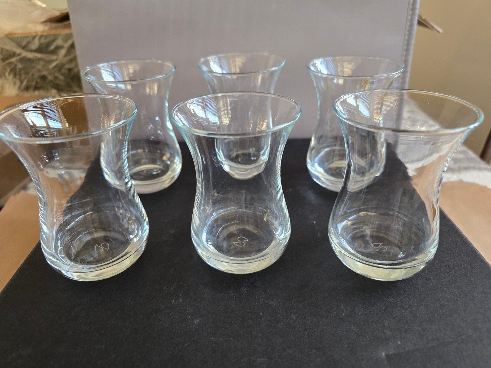 Set van 6 Paşabahçe 'Aida' Turkse Theeglazen (160 ml) – ZGAN, Glas of Glazen, Ophalen of Verzenden, Overige stijlen, Glas