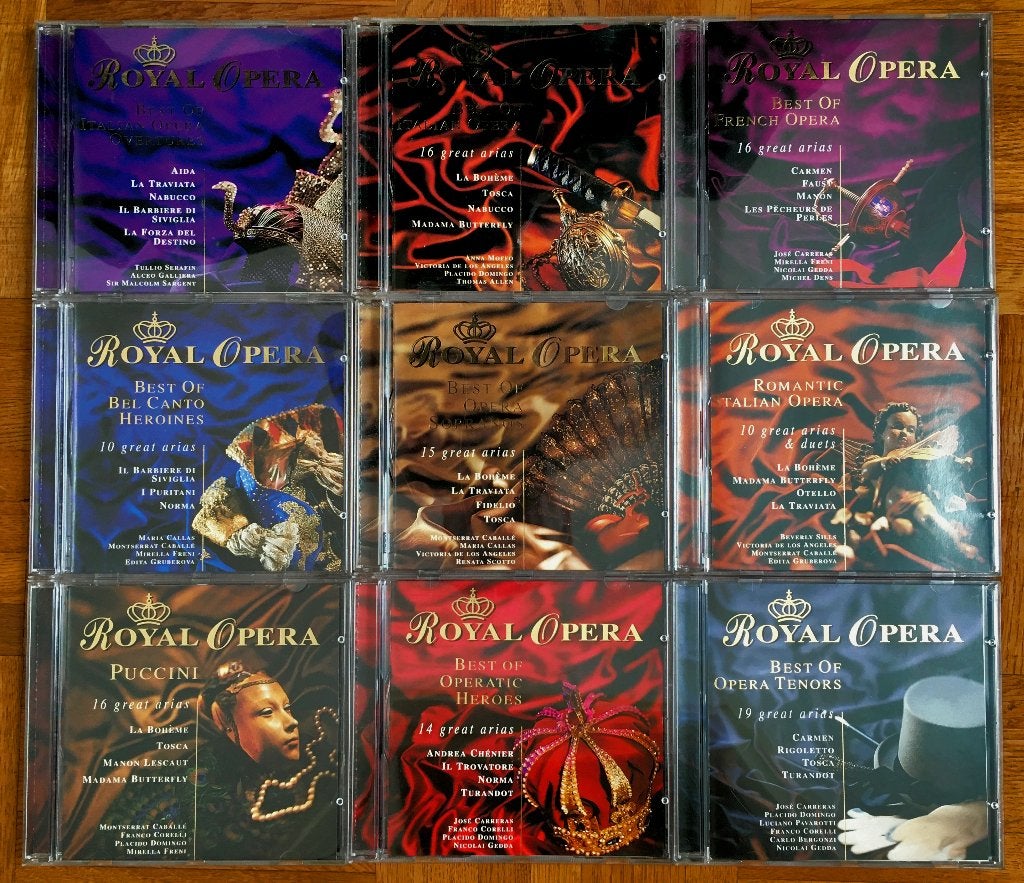 Royal Opera CD Collectie - 12 CD's met Opera Hoogtepunten, Overige componisten, Opera of Operette, Ophalen of Verzenden, Zo goed als nieuw