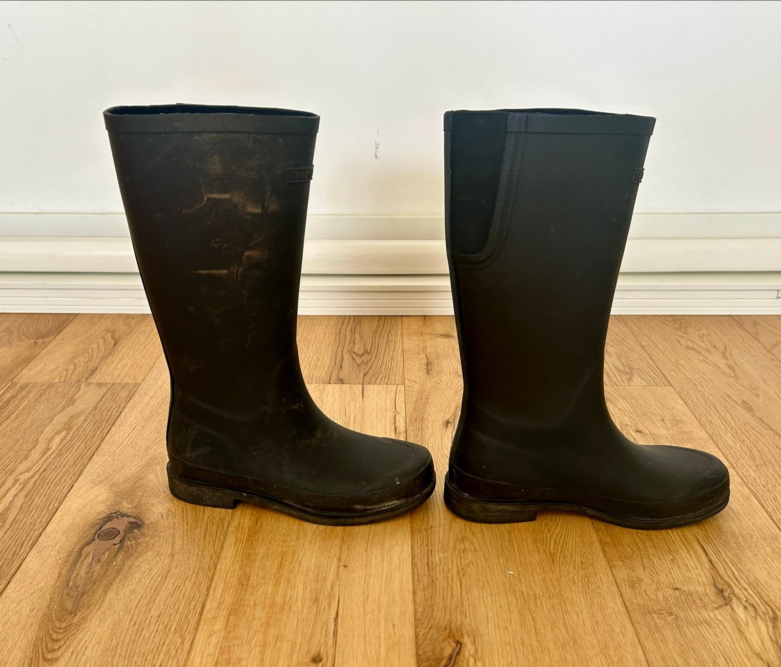 Tretorn EVA High Regenlaarzen Maat 37 Zwart, Kleding | Dames, Schoenen, Ophalen of Verzenden, Gedragen, Zwart, Regenlaarzen