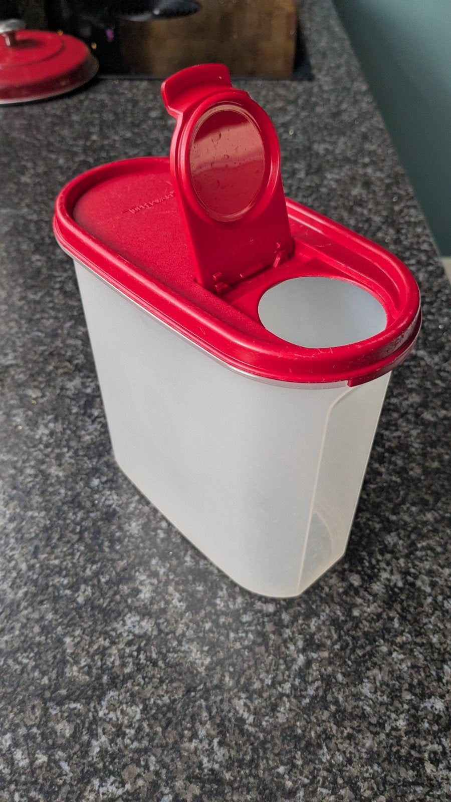 Tupperware voorraad bak, Ophalen of Verzenden, Gebruikt, Rood, Bak of Kom